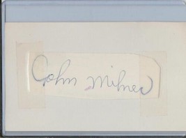 John Milner Signed 3x5 Index Card JSA Pirates Mets - £37.17 GBP