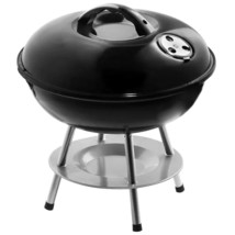 Better Chef Black 14&quot; Portable Lightweight Charcoal Steel Barbecue Grill... - £42.12 GBP