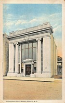 Sidney New York~Sidney National BANK~1916 Postcard - £7.48 GBP
