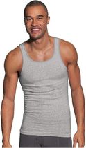 Hanes Core Cotton Tank, Gray 5-Pack, Medium - $34.02