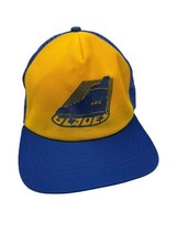 Vintage Erie Blades Trucker Snapback Hat Hockey New Era Pro Design M/L - $25.00