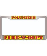Fire Department Volunteer License Plate Frame - $31.81 CAD