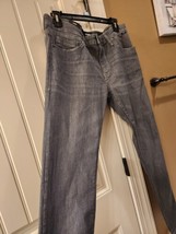Mavi James Skinny Fit Williamsburg Stretch Jeans, Light Grey - 33 x 32, NWT - £66.56 GBP