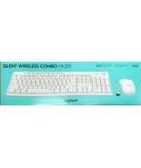 Logitech - MK295 - SilentTouch Wireless Mouse &amp; Keyboard Combo - White - £47.22 GBP