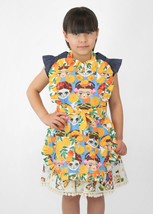 Little Girls Frida Marigold Apron One Size Fits Ages 2-10 - £16.75 GBP