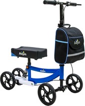 Aojin Knee Scooter, 300lbs Capacity, 13&quot; Big PU Seat, All Terrain Foldab... - $76.00