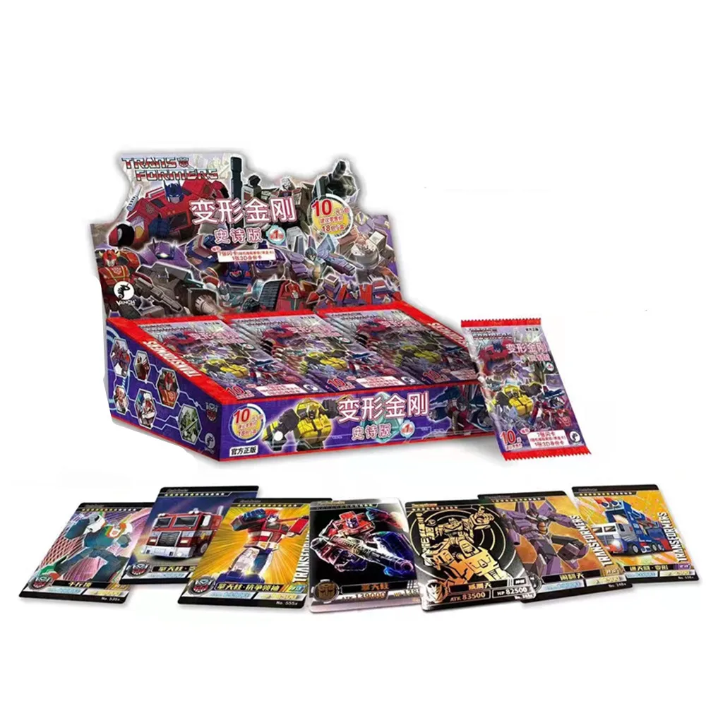 Transformers Cards Box AR Collection Card Optimus Prime Megatron Anime Flash - £32.71 GBP+