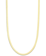 Italian 18K Gold Plated 925 Sterling Silver 3.5mm Herringbone Chain - $37.78+