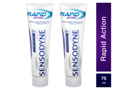2 PACKS x 75ml. Sensodyne Rapid Action Toothpaste for Sensitive Teeth - £18.19 GBP