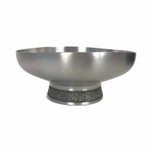 Vintage Royal Selangor Center Fruit Serving Bowl Pewter Decorative Band ... - $172.26