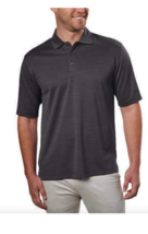 Nuevo Kirkland Hombre Gris Carbón Heather Rendimiento Polo Camisas Mediano Nwt - £6.83 GBP