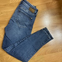Mavi Adriana Ankle Medium Wash Jeans - Size 24x27 Mid Rise Super Skinny - £11.69 GBP