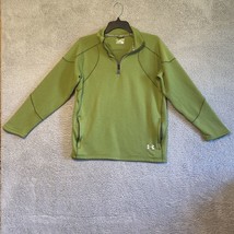 Under Armour UA All Season Gear Men&#39;s 1/4 Zip Golf Pullover Green Size M - $24.75