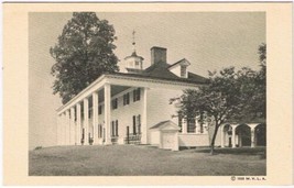 Postcard Mt Vernon Mansion East Front Mt Vernon Virginia - $4.94