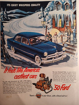 1950 LIFE Ad Advertisement 1950 FORD Whispers Quality!  Freshen 7 UP Sev... - $10.80