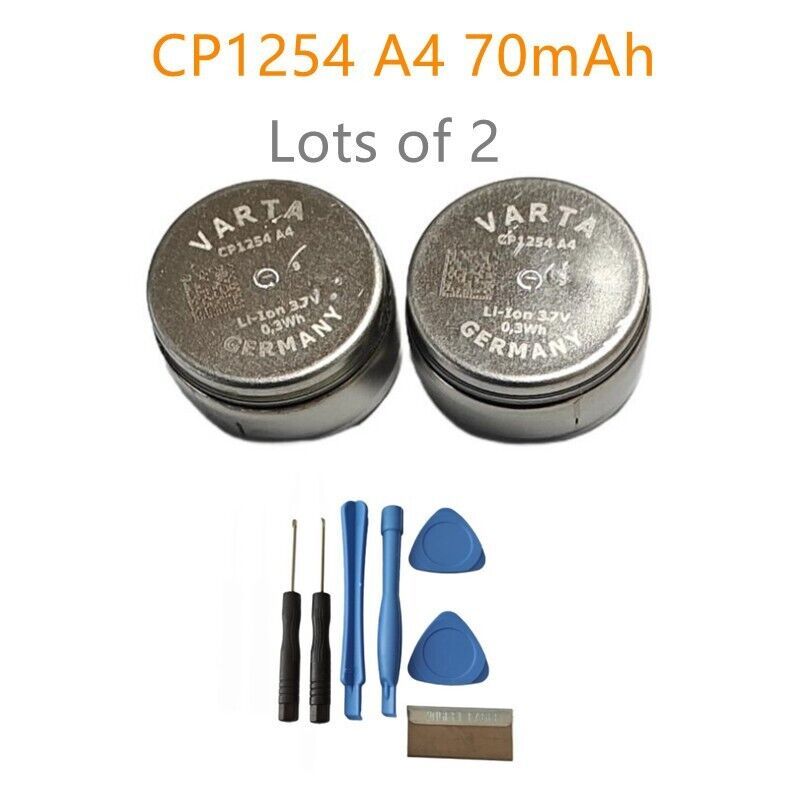 2pcs Varta CP1254 A4 Battery for Sony WF-1000XM3 WF-1000X WF-SP700N Headphones