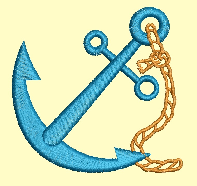 anchor Machine Embroidery Designs. - $1.35