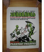 Zebrahead Affiche Sérigraphie Signé Numéroté Lucky Garçons Confusion Uni... - $1,643.61 MXN