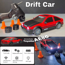 RC Drift Car AE86 Remote Control Racing Sports Drifting Toy w/ Roadblock... - $29.99