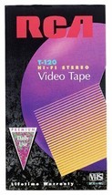 RCA T-120H VHS Video Cassette 120-Minutes (1-Pack) - $12.00