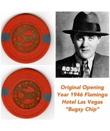 Flamingo Hotel Las Vegas Original 1946 $5 Poker Chip Bugsy Siegel Lansky... - $4,249.15