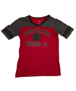 Portland Thorns FC Woman&#39;s Soccer Medium Short Sleeve Casual Comfort Shirt - $25.06 CAD