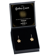 Ear Rings For Military Cousin, Marine Cousin Earring Gifts, Military Cousin To  - £39.92 GBP