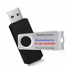 Massachusetts MA Civil War Books - History &amp; Genealogy - 105 Books on USB Flash  - £8.56 GBP