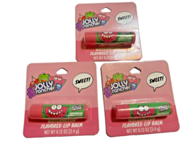 Jolly Rancher Watermelon Flavored Lip Balm Lot Of 3 In Box - £9.70 GBP