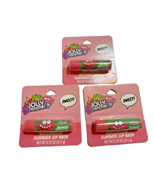Jolly Rancher Watermelon Flavored Lip Balm Lot Of 3 In Box - £9.70 GBP