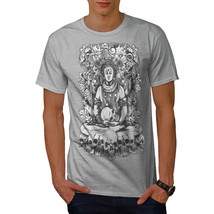Wellcoda Death God Skull Horror Mens T-shirt, God Graphic Design Printed Tee - £15.00 GBP+