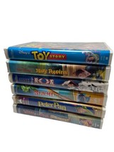 Disney VHS Tapes Lot of 6 Clam Shell Family Movies Stitch Toy STory Mary... - £14.57 GBP
