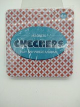 Checkers - Magnetic - Game Tin - Play/Store In Tin - Play Anywhere Anytime Games - £6.18 GBP