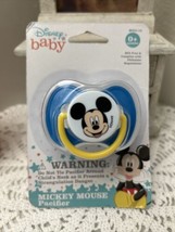 Disney Baby Mickey Mouse Pacifier BPA Free Orthodontic Nipple 0+ Months - £9.24 GBP
