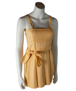 GB Girls Ocean Drive Melon Juniors Wrap Dress Size 14 Tie Front Linen Bl... - £22.19 GBP