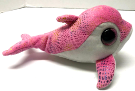 Ty Beanie Boo SPARKLES Pink Dolphin Plush 6&quot; figure - £7.77 GBP