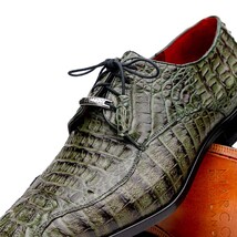 Apricena Genuine Caiman Crocodile Dress Derby's Shoes Woodgreen image 3