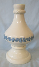 Wedgwood Lavender on Cream Embossed Grape Lamp or Candle Holder - $248.39