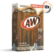 12x Packs A&W Original Taste Root Beer Flavor Drink Mix | 6 Singles Each | .53oz - £24.27 GBP
