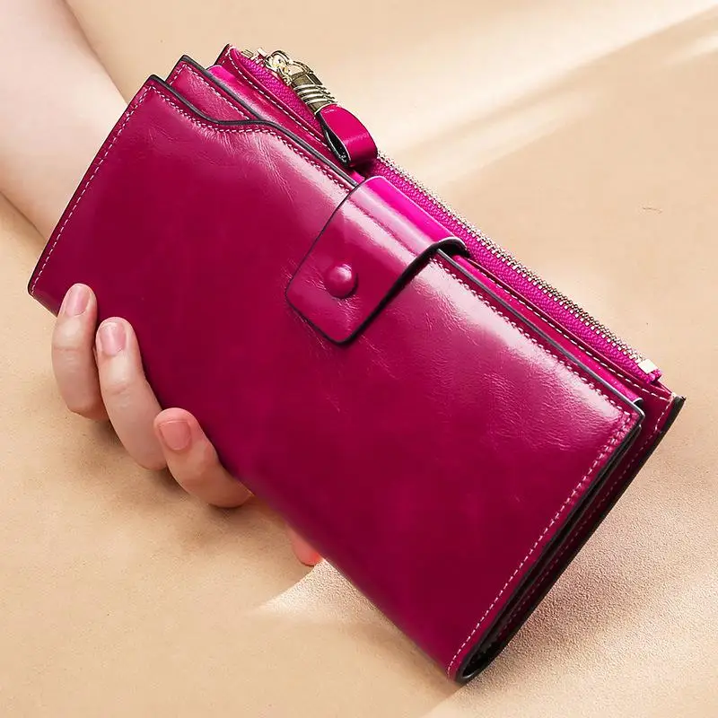  Women&#39;s RFID Wallet Luxury  Leather Purse For Women Large Capacity Multi-layer  - £16.59 GBP