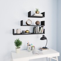  Shelf Set of 3 Gray Engineered wood Various sizes up to 23.6 in - $1,187.92 MXN