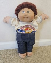 Cabbage Patch Kids Doll Boy Red Hair Brown Eyes T-shirt &amp; Jeans Xavier Roberts - £31.13 GBP