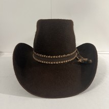 Vintage American Hat Company Cowboy Hat XXX Quality 3X Size 6 7/8 Fuzzy - $2,512.16 MXN