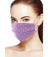 New 3d Shiny Silver Metal Studs Cotton Fashion Face Mask - $15.01 CAD