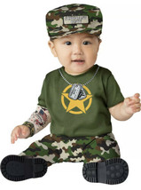 PRIVATE DUTY Sergeant Infant (6-12 Mo.) 2-Piece Baby Costume Jumpsuit Mi... - £11.98 GBP
