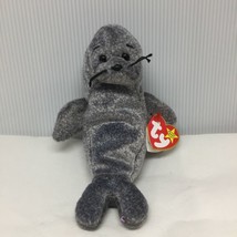 Ty Original Beanie Baby Slippery Seal Plush Stuffed Animal W Tag January 17 1998 - £15.63 GBP