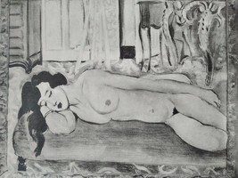 Henri Matisse 1935 Lithograph w/COA. Unique Matisse $ Sensual And Sexy Rare Art - £188.09 GBP
