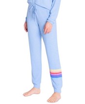 Insomniax Womens Butter Jersey Jogger Pajama Pants,Heather Blue Size-Medium - $44.00