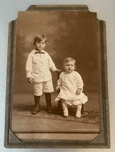 Victorian Boy and Girl Photograph  - £5.99 GBP