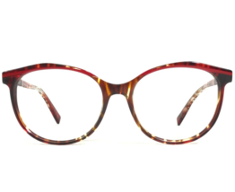 Alain Mikli Eyeglasses Frames A03069 007 Brown Red Horn Round Cat Eye 54-17-140 - $93.29